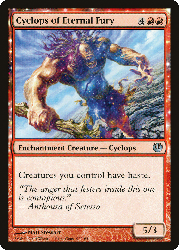 Cyclops of Eternal Fury (092) Foil - Journey into Nyx