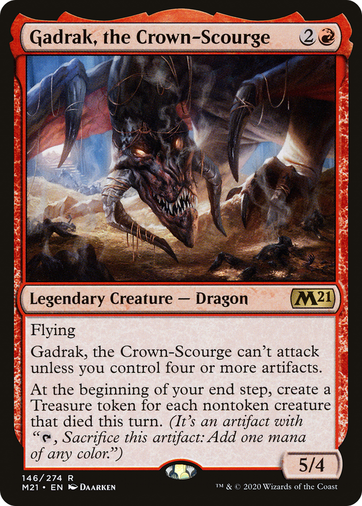 Gadrak, the Crown-Scourge (146) Foil - Core Set 2021