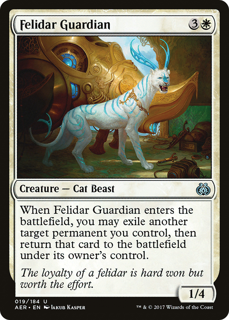 Felidar Guardian (019) Foil - Aether Revolt