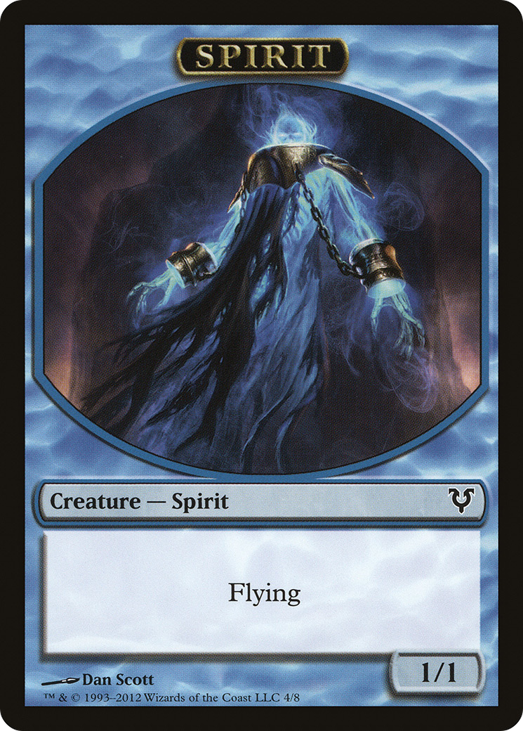 Spirit Token (004) - Avacyn Restored Tokens