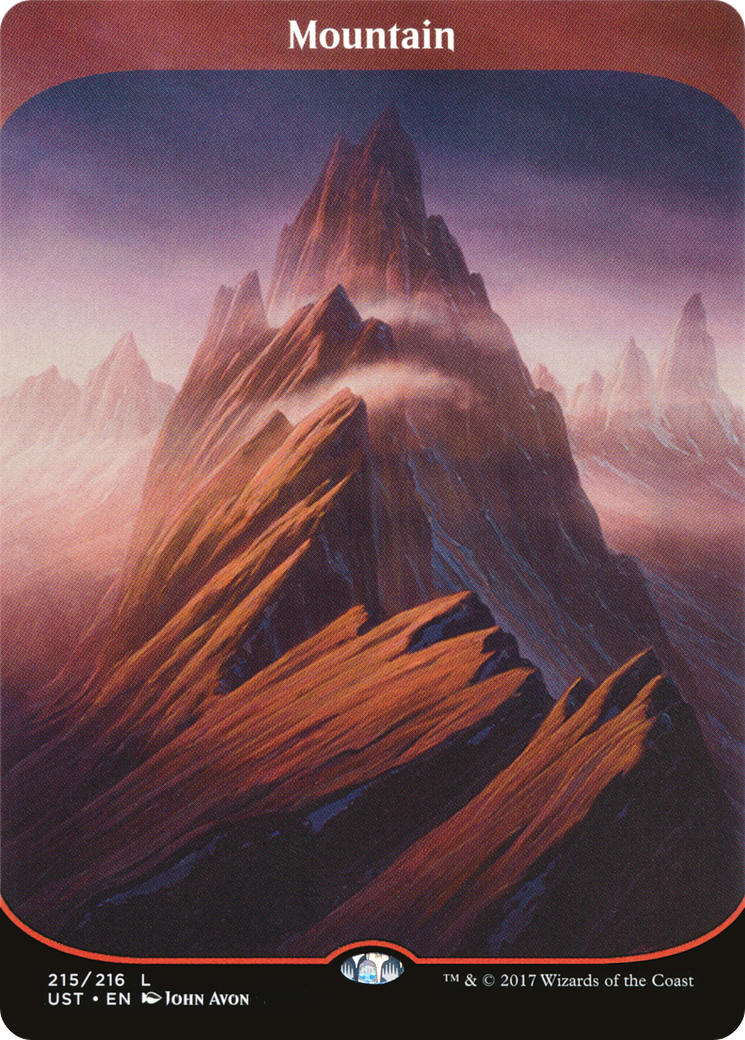 Mountain (215) Foil - Unstable