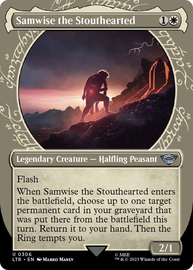 Samwise the Stouthearted (Showcase) (306) Foil - The Lord of the Rings: Tales of Middle-earth