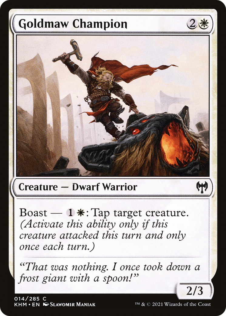 Goldmaw Champion (014) Foil - Kaldheim
