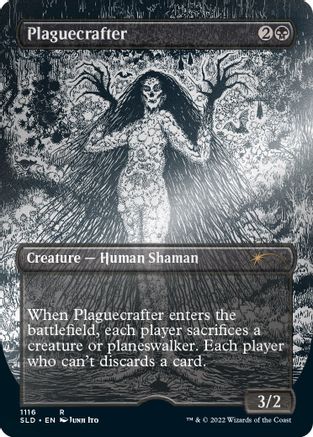 Plaguecrafter (Borderless) (1116) Foil - Secret Lair Drop Series
