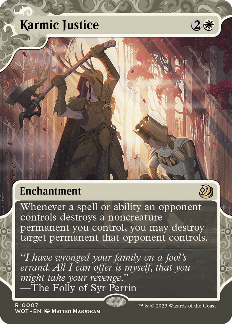 Karmic Justice (Showcase) (007) - Wilds of Eldraine: Enchanting Tales