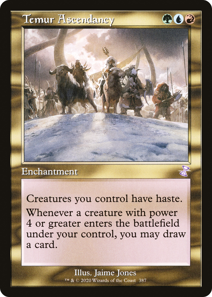 Temur Ascendancy (Retro) (387) Foil - Time Spiral Remastered