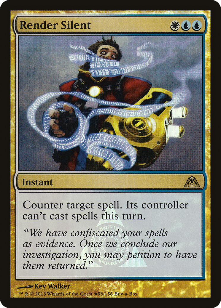 Render Silent (096) Foil - Dragon's Maze Promos