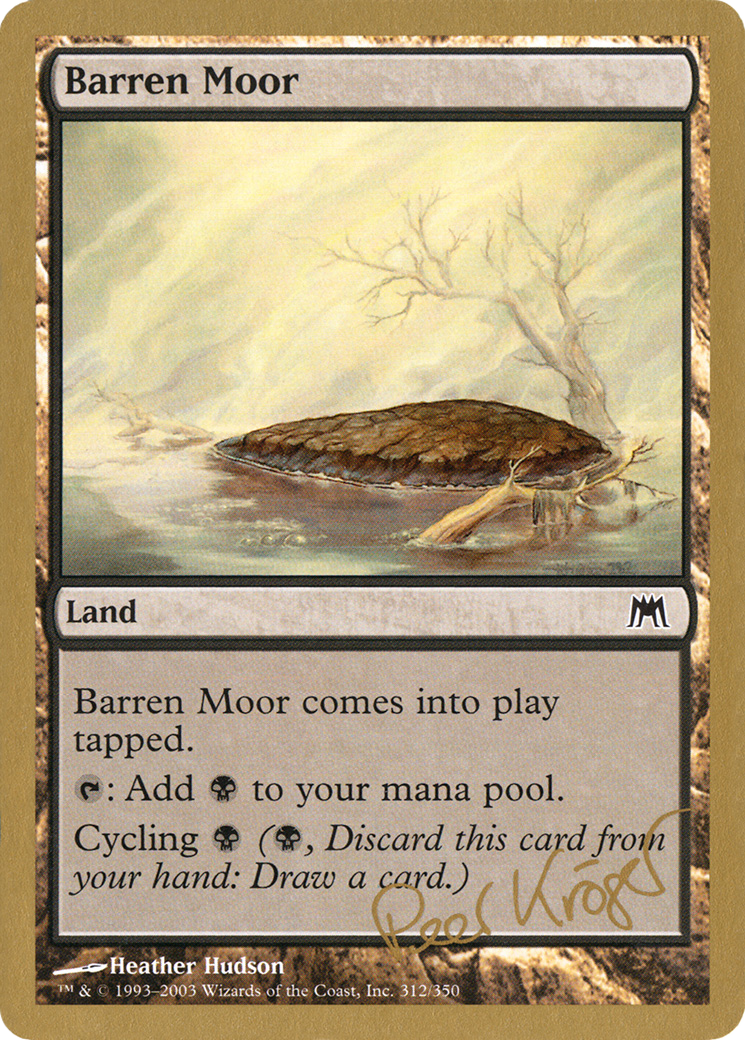 Barren Moor - 2003 Peer Kroger (ONS) - World Championship Decks 2003