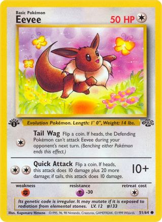 Eevee (51) (1st Edition) - Jungle