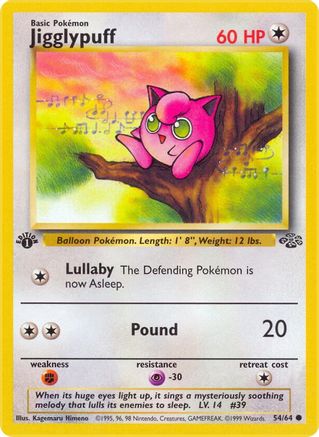 Jigglypuff (54) (1st Edition) - Jungle
