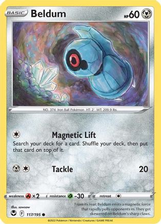 Beldum (117) Reverse Holofoil - Silver Tempest