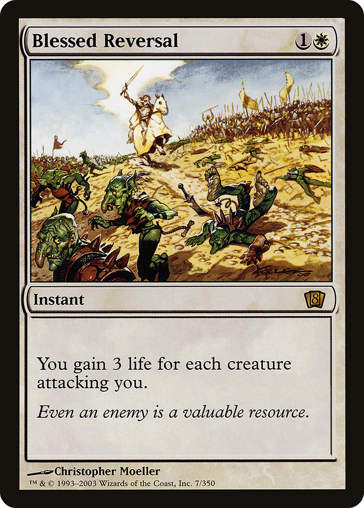 Blessed Reversal (07★) Foil - Eighth Edition