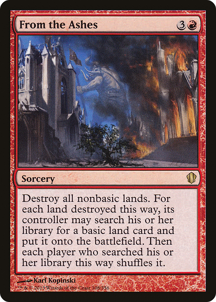 From the Ashes (108) - Commander 2013
