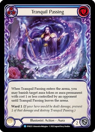 Tranquil Passing (Blue) (DYN223) Rainbow Foil - Dynasty