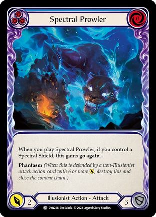 Spectral Prowler (Blue) (DYN226) Rainbow Foil - Dynasty