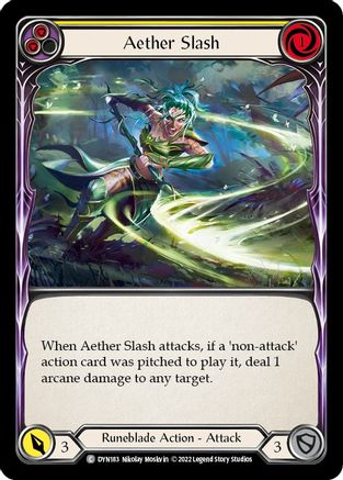 Aether Slash (Yellow) (DYN183) - Dynasty