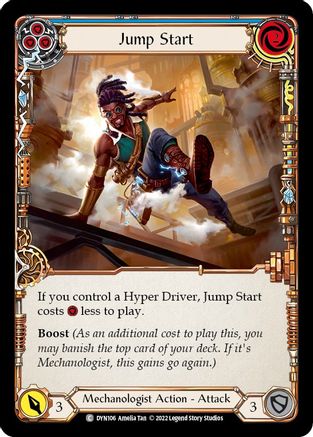 Jump Start (Blue) (DYN106) Rainbow Foil - Dynasty