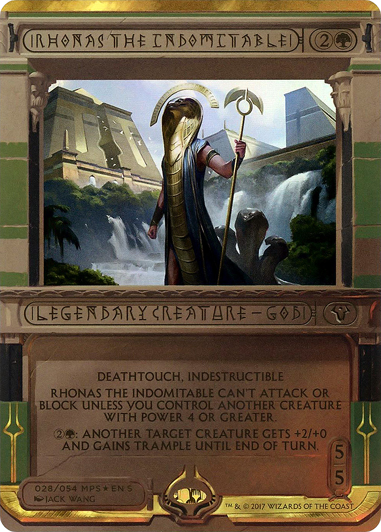 Rhonas the Indomitable (028) Foil - Amonkhet Invocations