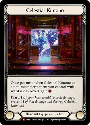 Celestial Kimono (DYN213) Rainbow Foil - Dynasty