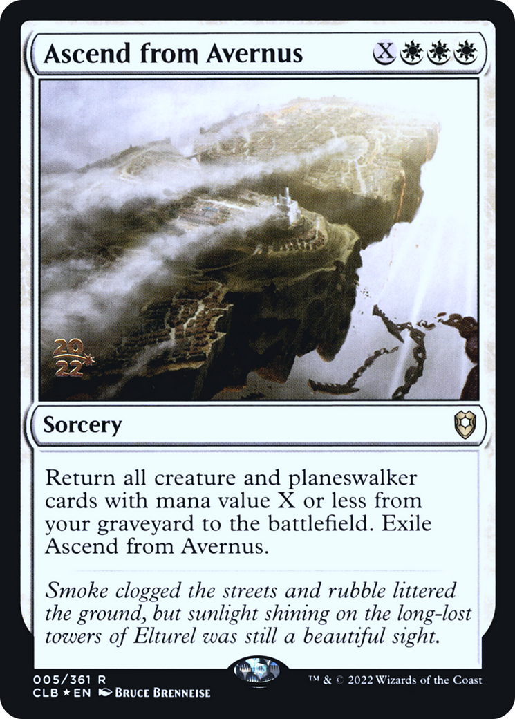 Ascend from Avernus (05s) Foil - Battle for Baldur's Gate Promos