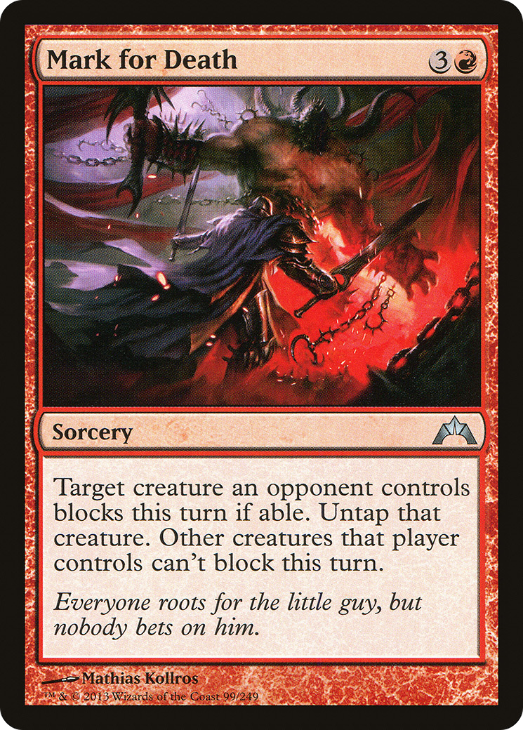 Mark for Death (099) Foil - Gatecrash