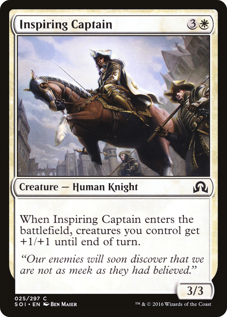 Inspiring Captain (025) - Shadows over Innistrad