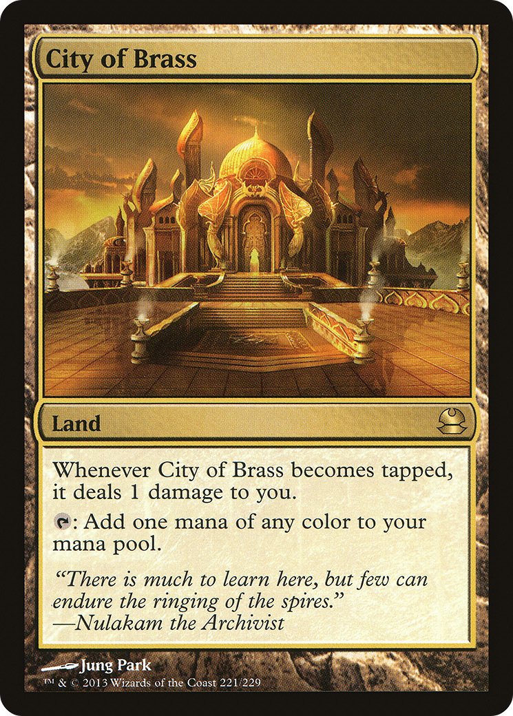 City of Brass (221) Foil - Modern Masters