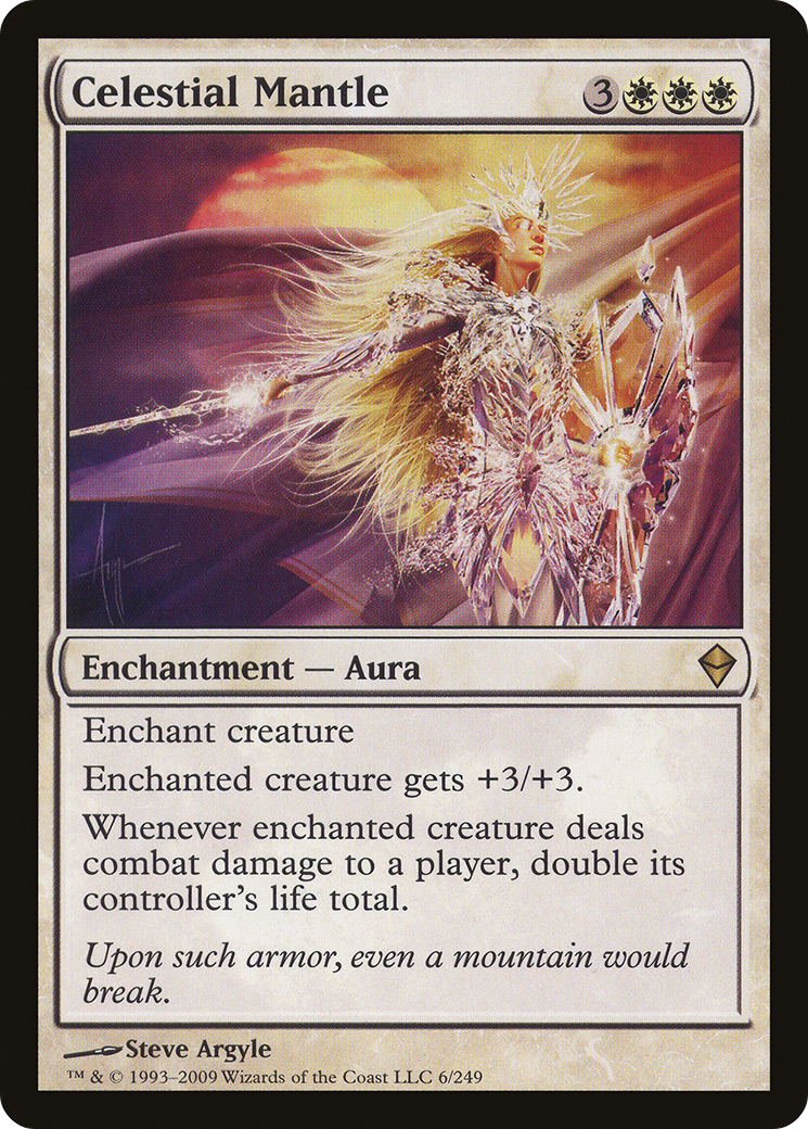 Celestial Mantle (006) Foil - Zendikar