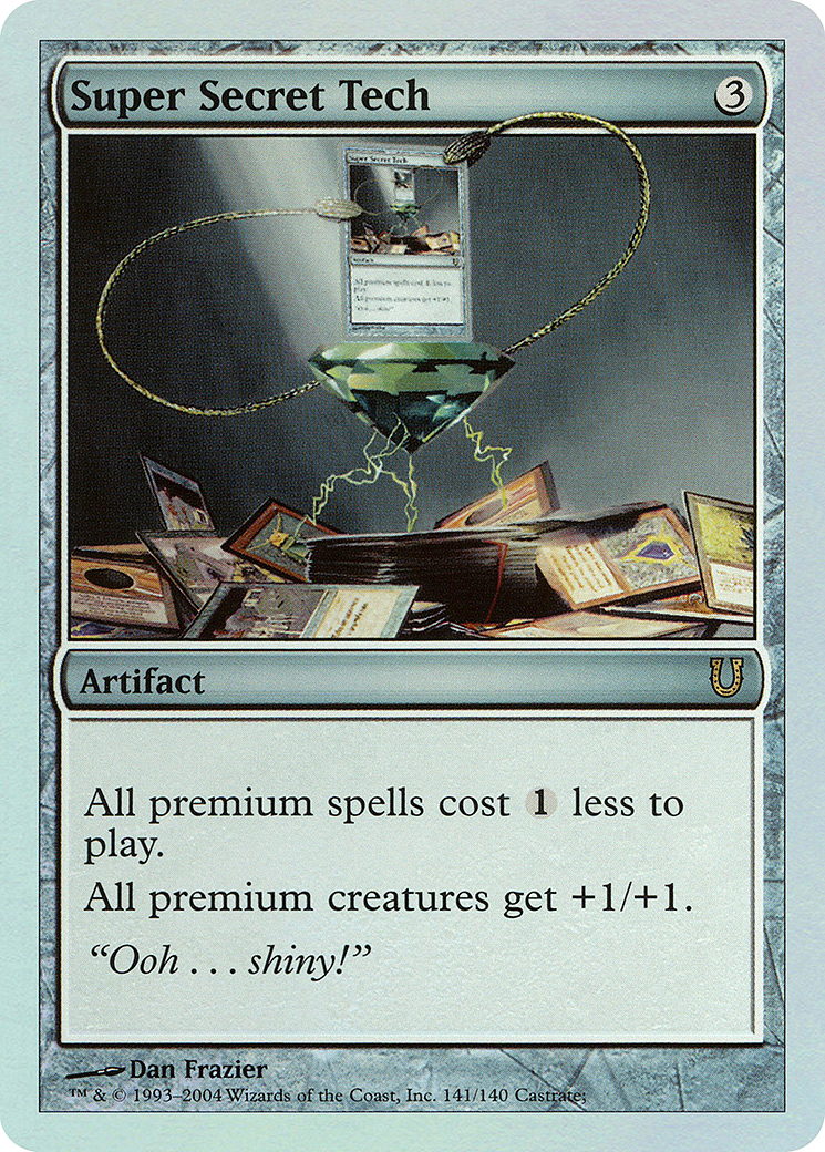 Super Secret Tech (141) Foil - Unhinged