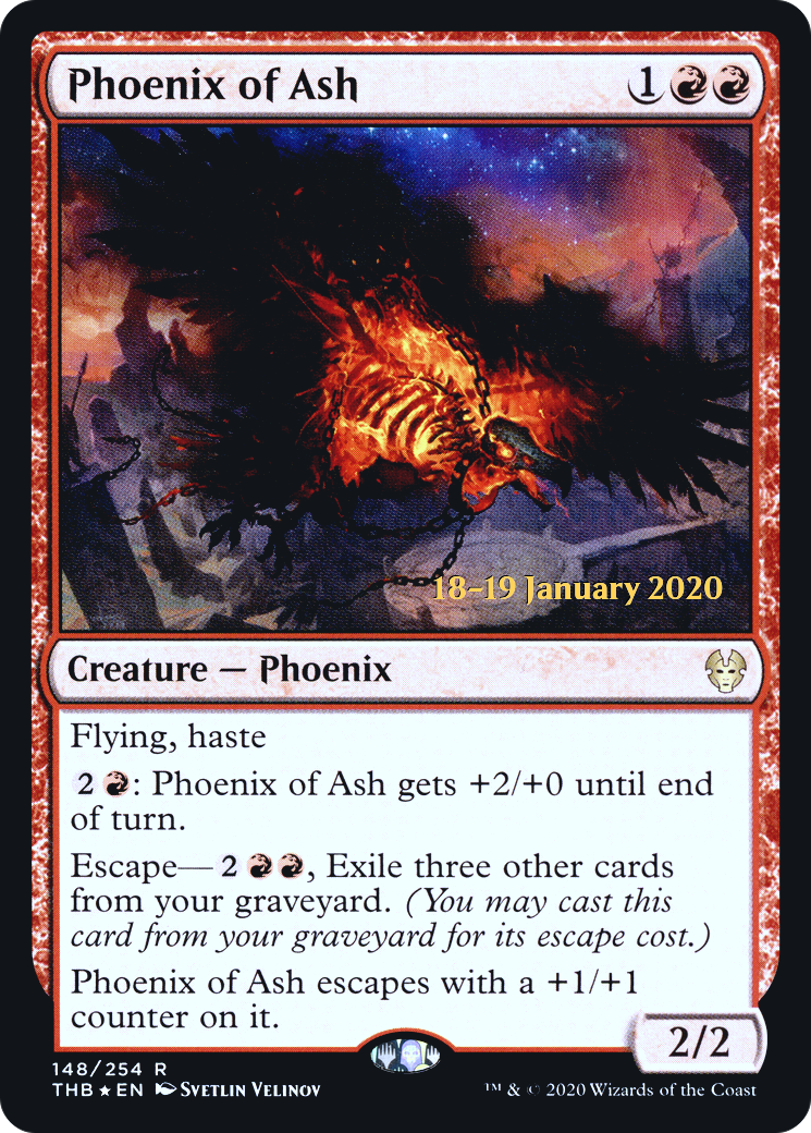 Phoenix of Ash (148) Foil - Theros Beyond Death Promos