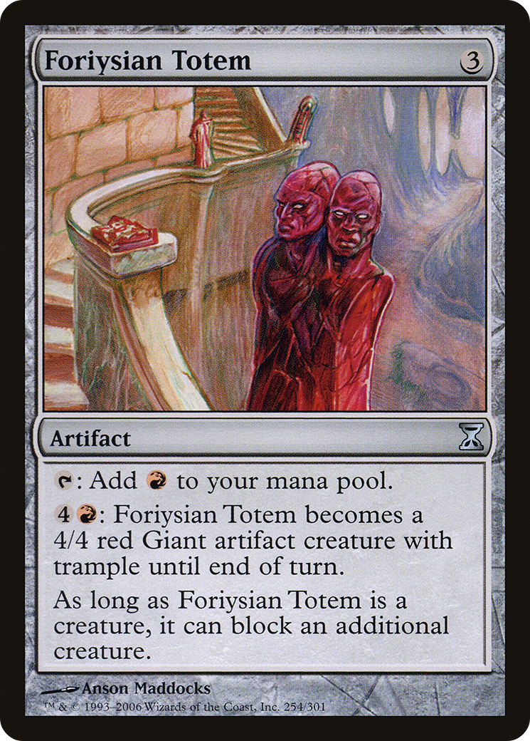 Foriysian Totem (254) Foil - Time Spiral