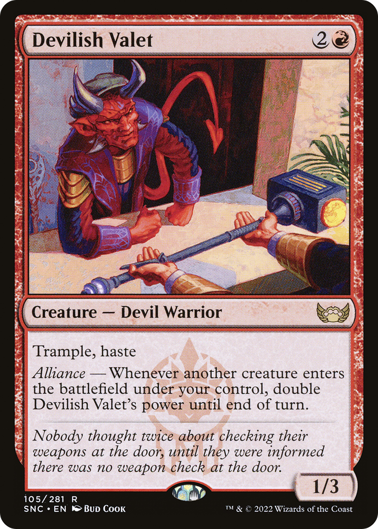 Devilish Valet (105) Foil - Streets of New Capenna