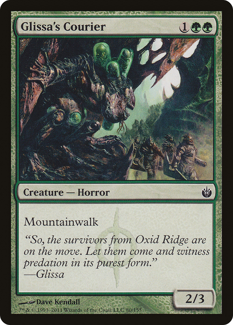 Glissa's Courier (080) Foil - Mirrodin Besieged