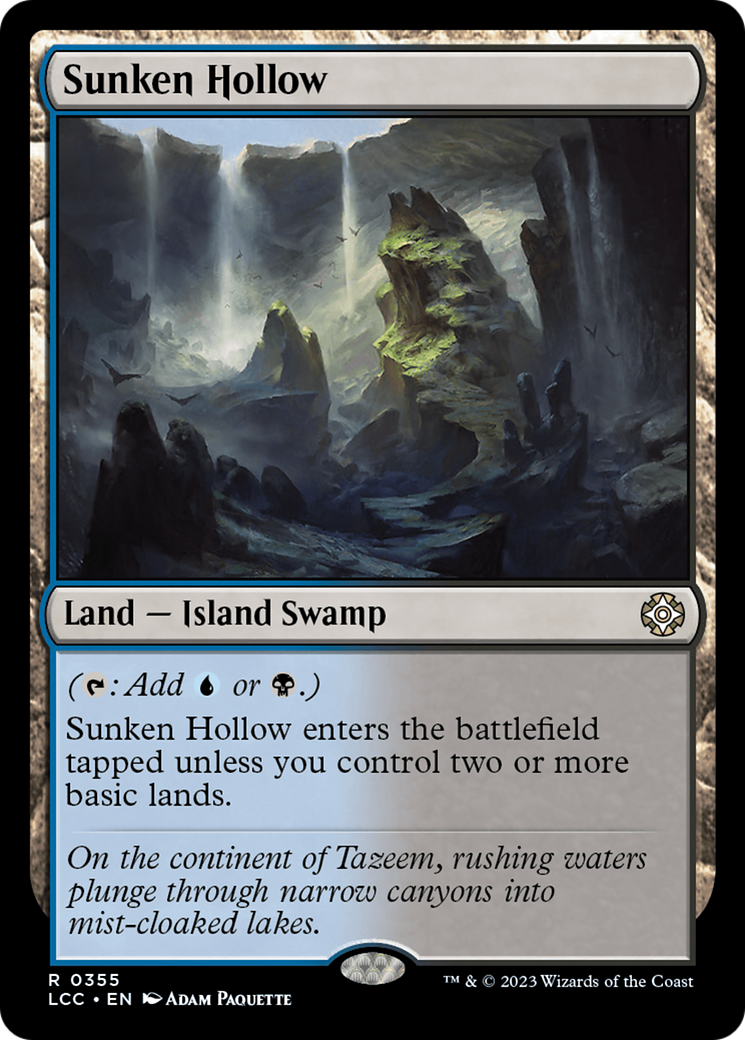 Sunken Hollow (355) - The Lost Caverns of Ixalan Commander