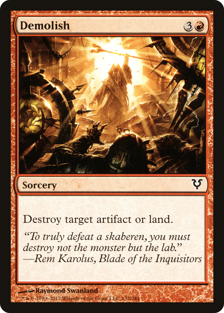 Demolish (132) - Avacyn Restored