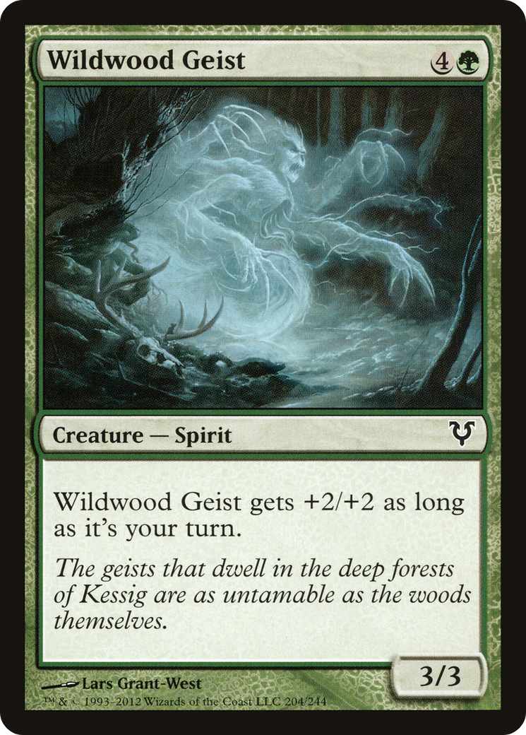 Wildwood Geist (204) Foil - Avacyn Restored