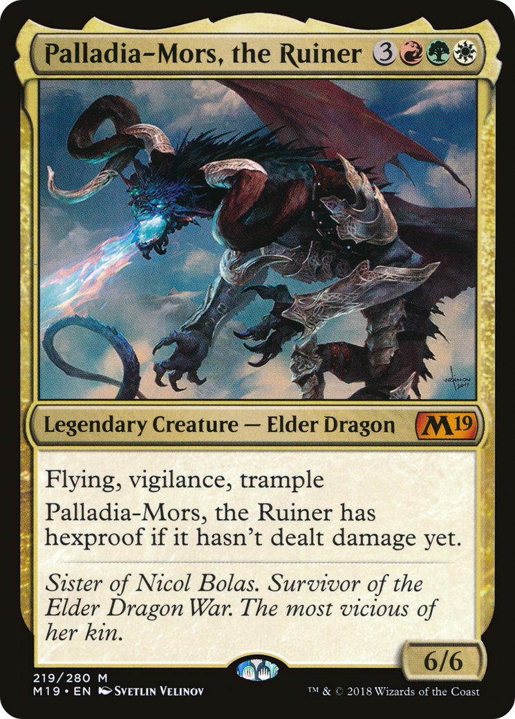 Palladia-Mors, the Ruiner (219) - Core Set 2019