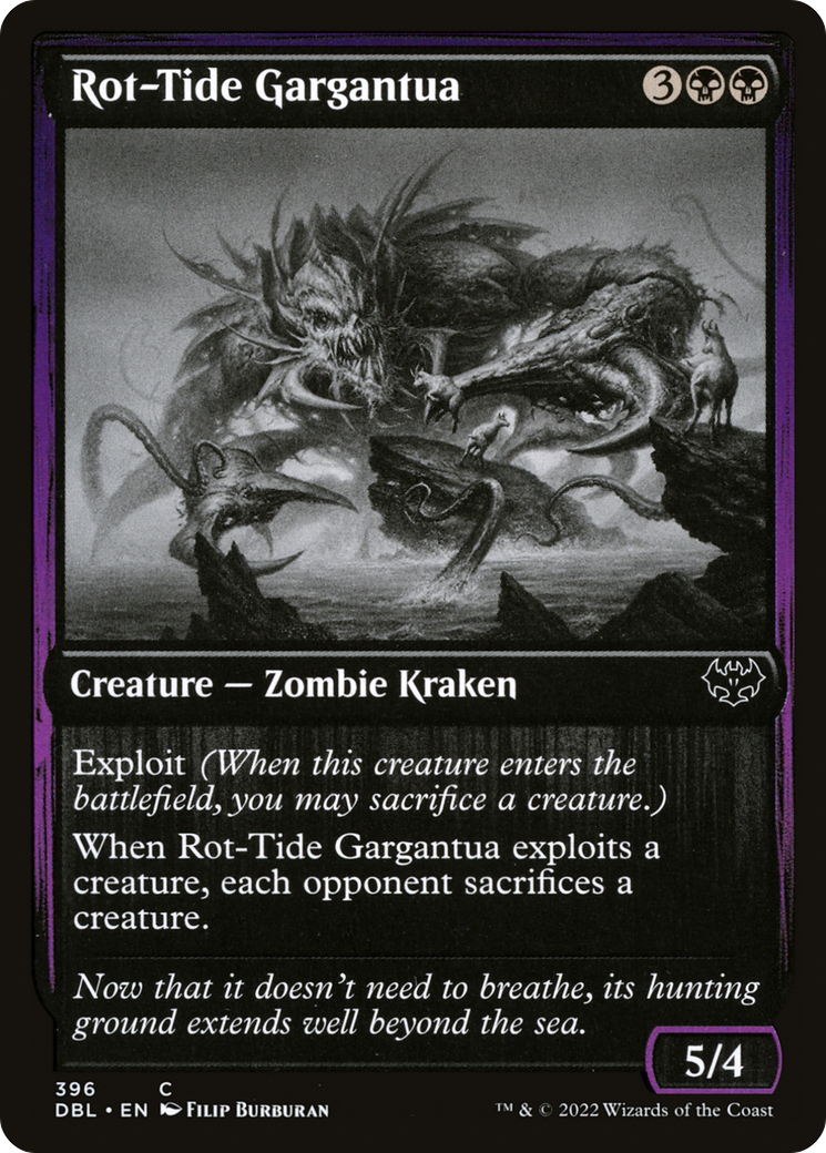Rot-Tide Gargantua (396) Foil - Innistrad: Double Feature