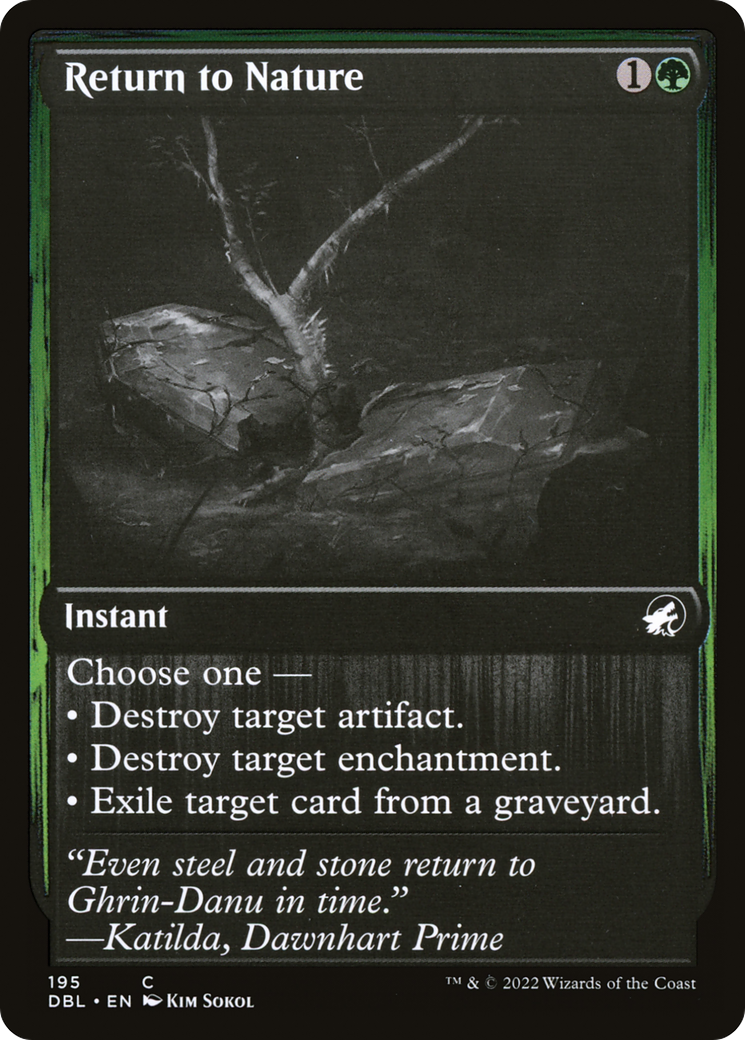 Return to Nature (195) Foil - Innistrad: Double Feature