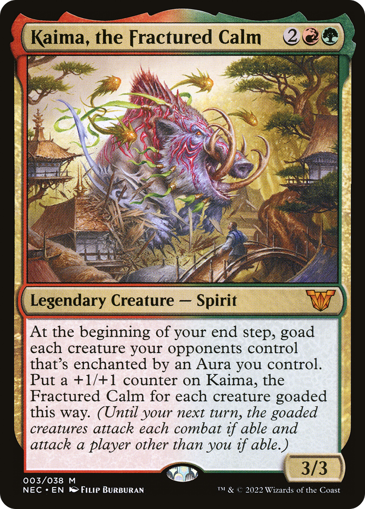 Kaima, the Fractured Calm (003) - Neon Dynasty Commander