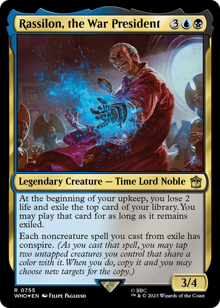 Rassilon, the War President (755) Foil - Doctor Who