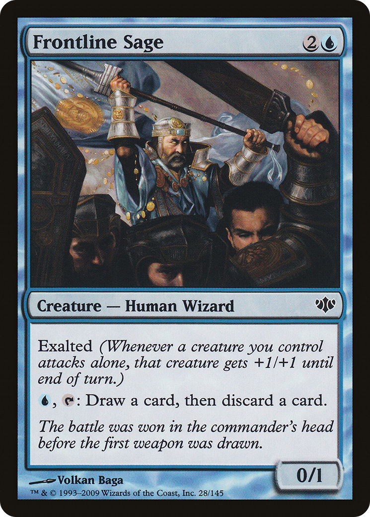 Frontline Sage (028) Foil - Conflux