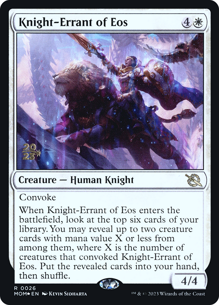 Knight-Errant of Eos (026) Foil - March of the Machine Promos