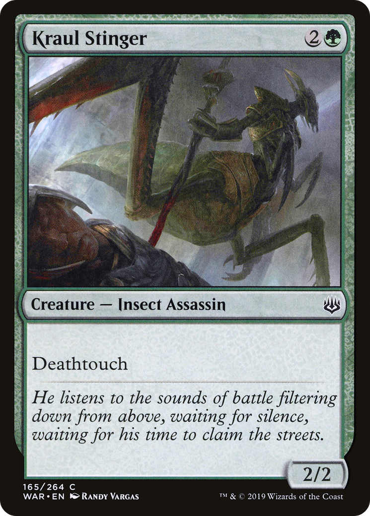Kraul Stinger (165) Foil - War of the Spark