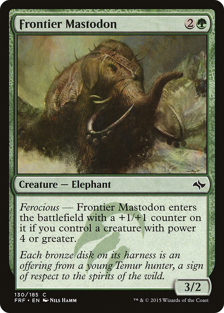 Frontier Mastodon (130) - Fate Reforged