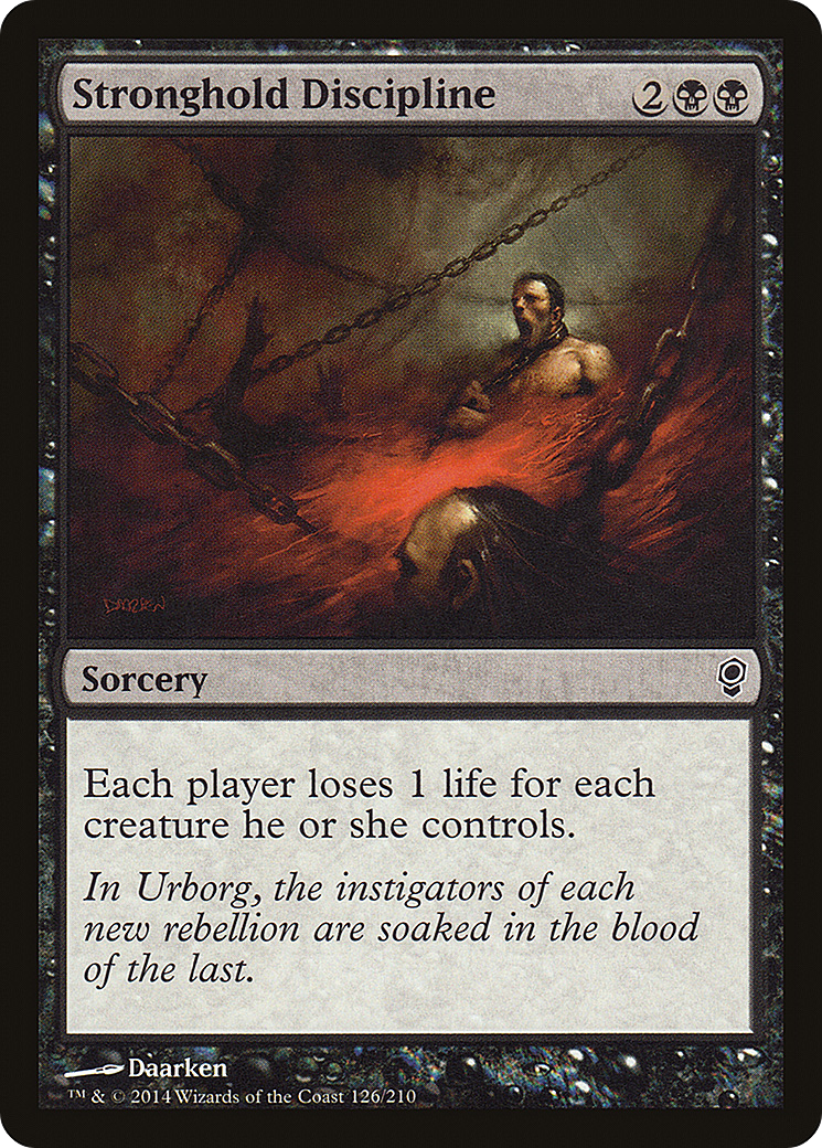 Stronghold Discipline (126) Foil - Conspiracy