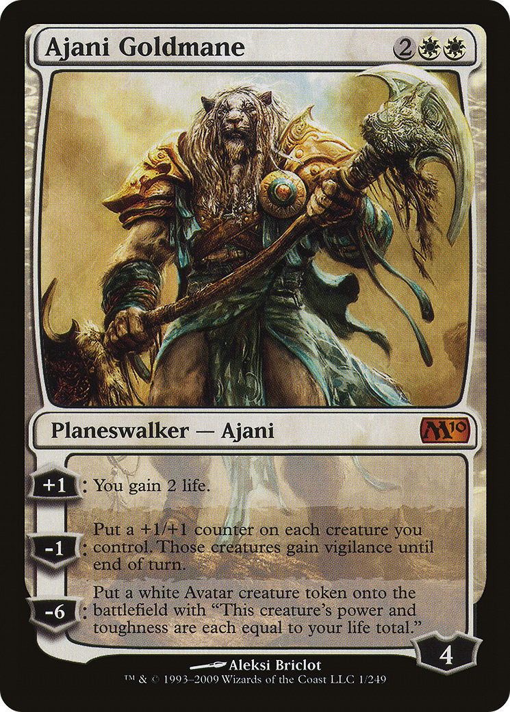 Ajani Goldmane (001) Foil - Magic 2010
