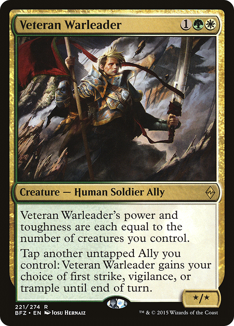 Veteran Warleader (221) - Battle for Zendikar