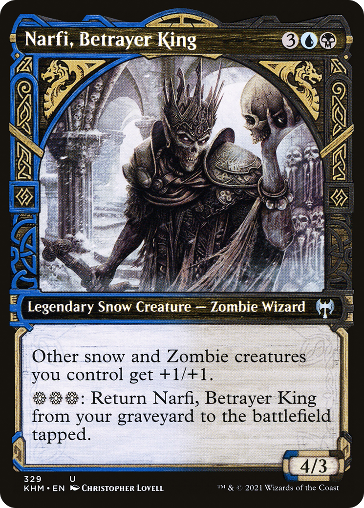 Narfi, Betrayer King (Showcase) (329) Foil - Kaldheim