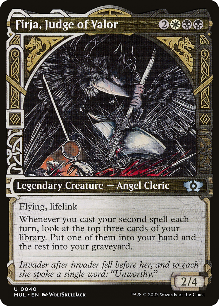 Firja, Judge of Valor (Showcase) (040) - Multiverse Legends